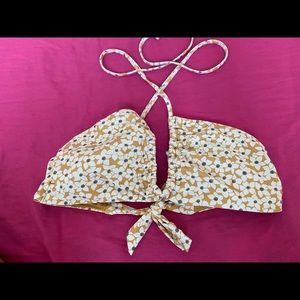 Floral ROXY swim top and bottoms
